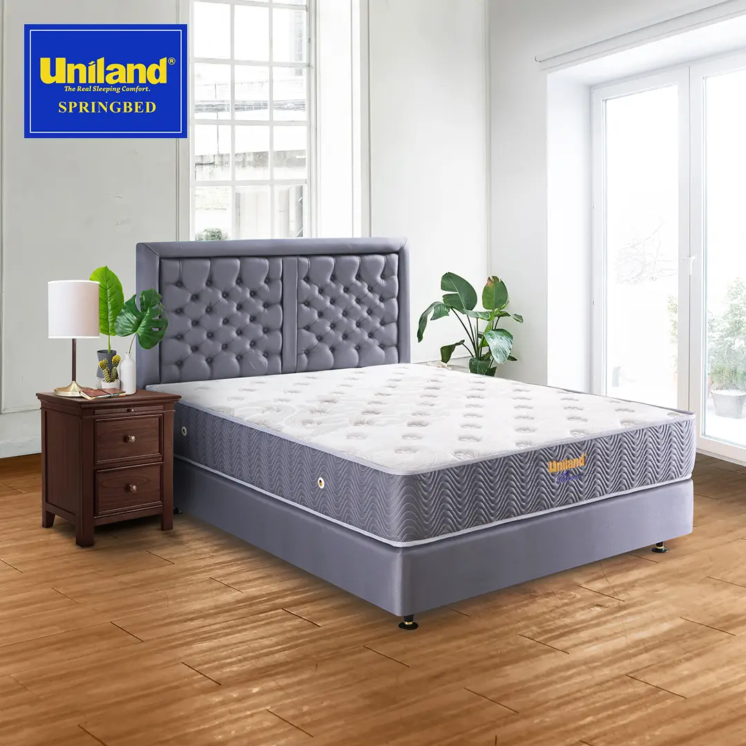 Uniland Springbed Rivera Brilliant Firmtop Spring Bed Full Set