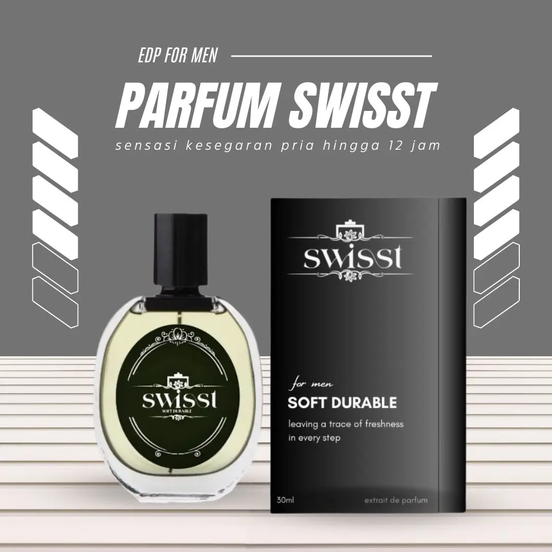 Parfum Cowok Wangi Tahan Lama Swisst Soft Durable for men EDP Parfum Pria