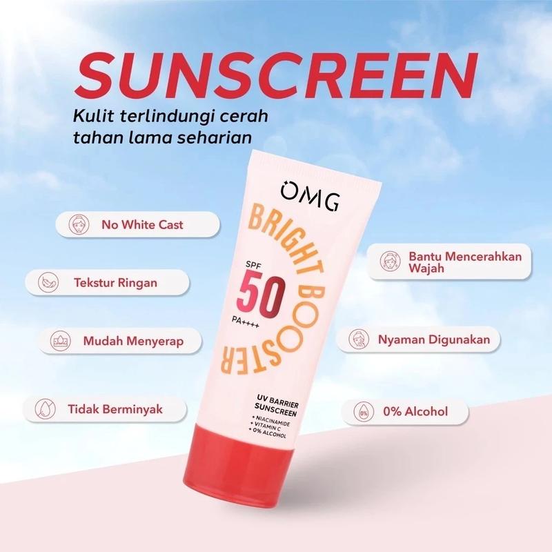OMG Oh My Glow Bright Booster UV Barrier Sunscreen SPF 50 PA++++ 3