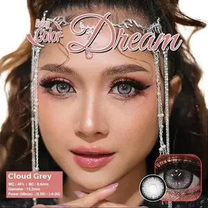 [COD] Softlens Living Color DREAM by Irislab Contact Lens - Soflen Brown Grey Eye Lensa Gray - Soflens Coklat Abu