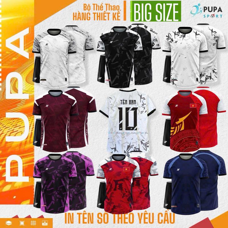 [SIZE 35kg-125kg] Bộ Quần Áo Thể Thao - Amac Bigsize - Nhiều Mẫu , Vải Mè Cao Cấp,Cho Nam Nữ, Có In Tên