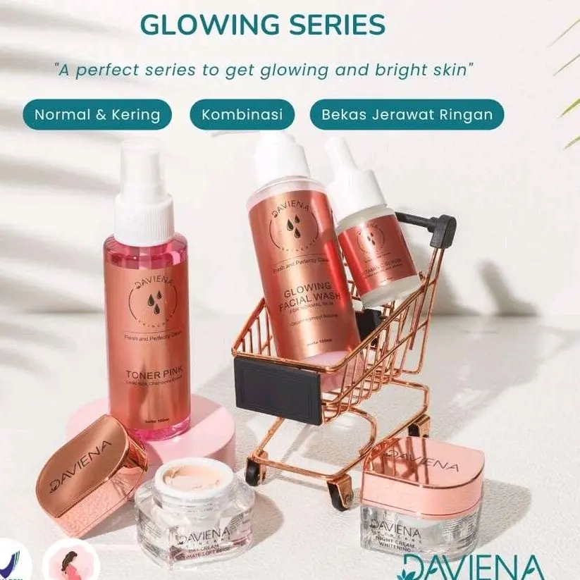 paket Daviena glowing bright & glow