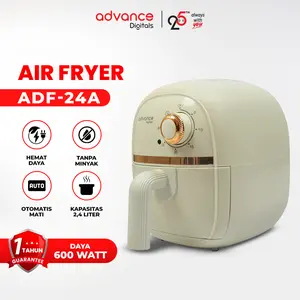 Advance Electric Air Fryer ADF-24A Mesin Penggoreng Tanpa Minyak Garansi Resmi Advance 1 Tahun Stainless Wadah