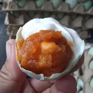 Telur Asin 10 butir Matang Siap makan - Telor Bebek Asin Masir Gurih