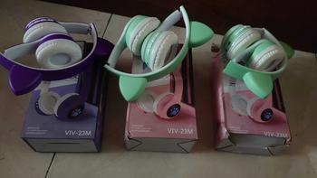 Product Review of Headphone Wireless Bluetooth Headset Cat Ear Telinga Kucing Gaming LED Stereo Bass Earphones from k**i 2