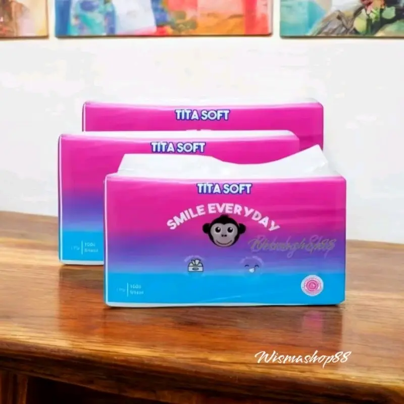 TISU TITA SOFT 180 SHEET SMILE EVERYDAY / TISSUE / TISU WAJAH