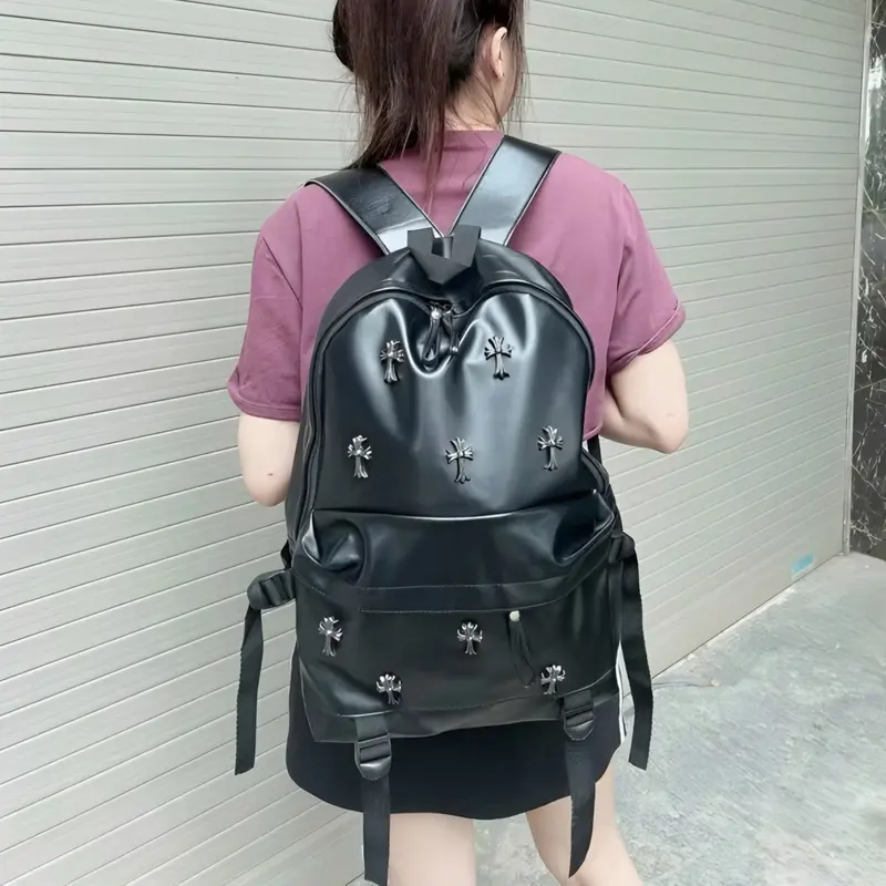 BALO DA NGÔI SAO SIZE 42 ĐỰNG LAPTOP , SÁCH VỞ A4 LAPTOP,Balo đi học,Balo đi chơi Bag Túi Đeo Vai Nam 4