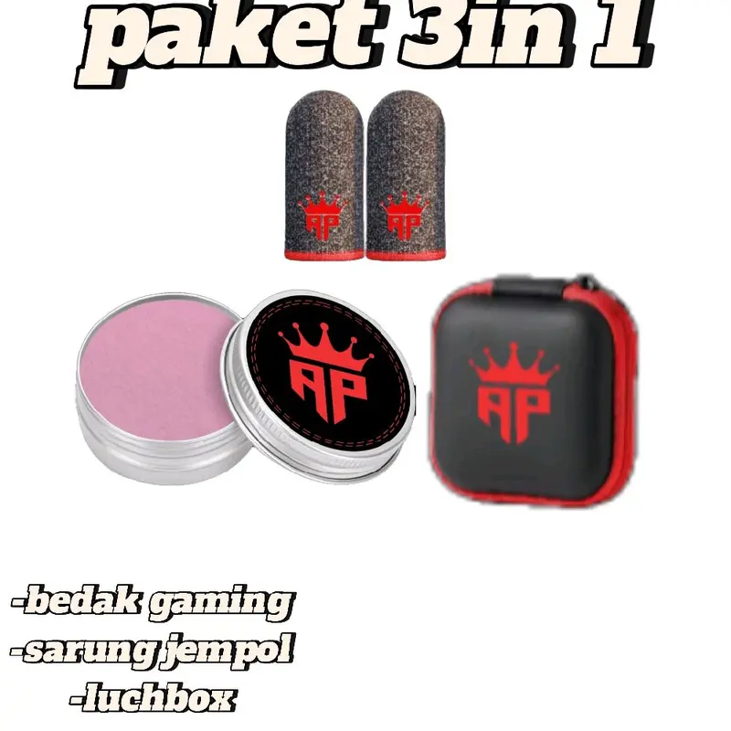 paket 3 in 1 bedak gaming sarung jempol bonus lucxhbox Game Komputer 3