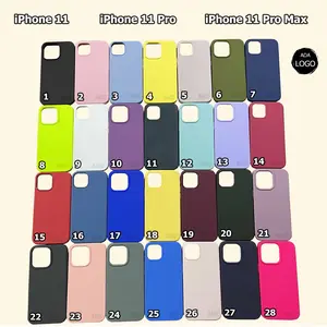 Silicone Case Full Cover Casing Soft Case Silikon Softcase Anti Noda untuk iP 11 / iP 11 Pro / iP 11 Pro Max