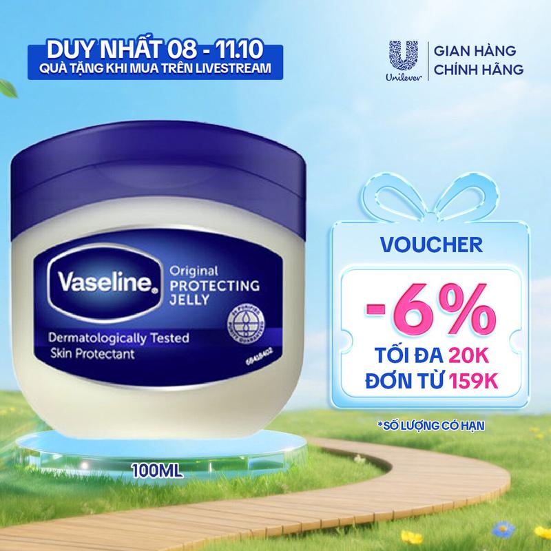 Sáp dưỡng ẩm Vaseline Original Protecting Jelly 100ml (85g)