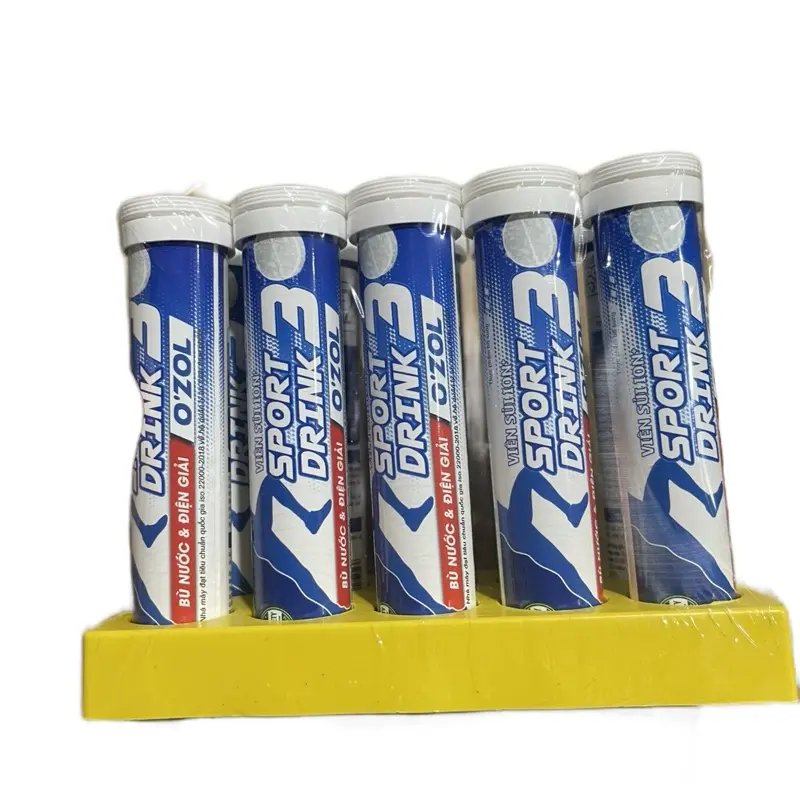 Combo 10 typ sủi sport drink 3 bù nước điện giải, typ 20 viên