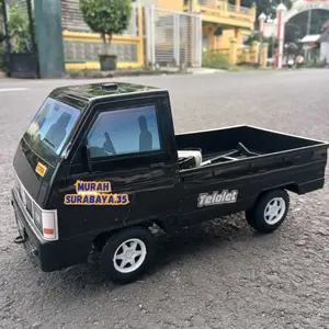 Mainan Mobil Pick Up L300 Bunyi Telolet DT 07 dengan Musik dan Lampu Kelap Kelip - Toys