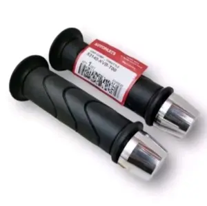 Handfat handgrip sarung gas original honda + jalu stang chrome model pcx vario beat scoopy genio mio fino dll Motorcycle