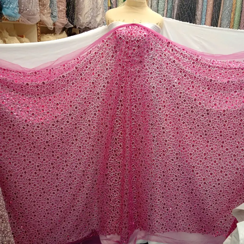 Tile payet bahan kebaya motif terbaru ( Harga permeter 1m ) 5