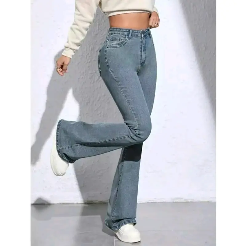 HW Cutbray Jeans Wanita Celana Cutbray Strecht Kekinian Cutbray Flared Streetch Panjang Hitam Cewek Skinny Stretch jeans cutbray Denim 0