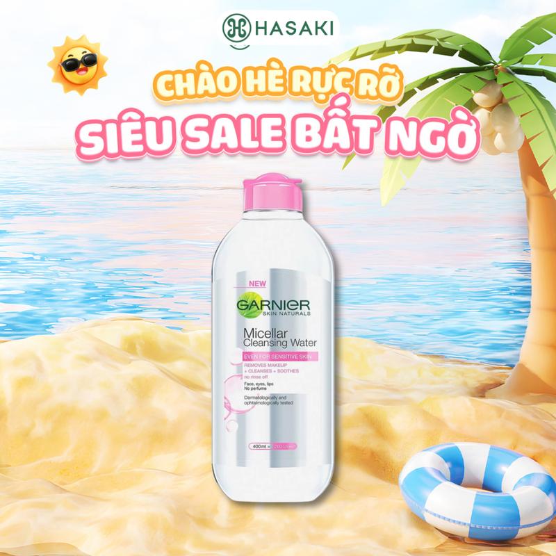 Nước Tẩy Trang Garnier Dành Cho Da Nhạy Cảm 400ml | HASAKI BEAUTY Nữ Trang Điểm
