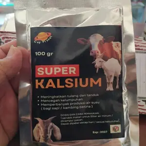 Super kalsium penguat tulang sapi dan kambing 100 gr