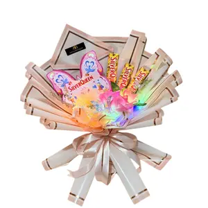 Bucket Valentines Day Coklat Silverqueen Kupu-kupu Cupid 2026 Buket Cokelat Bouquet Bunga LED
