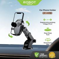 Gambar [EKSLUSIF HANYA DISNI] ROBOT Universal Car Holder RT-CH11S 360 Rotable For Smartphone Car Stand Holder - Garansi Resmi 1 Tahun [ BISA COD ] - Hitam dari Robot Powerbank Indonesia Kab. Tangerang 2 Tokopedia
