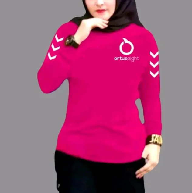 Kaos RUNNING Baju Olahraga Wanita Muslimah Lengan PANJANG Bahan Dryfit Body Fit Women Sport