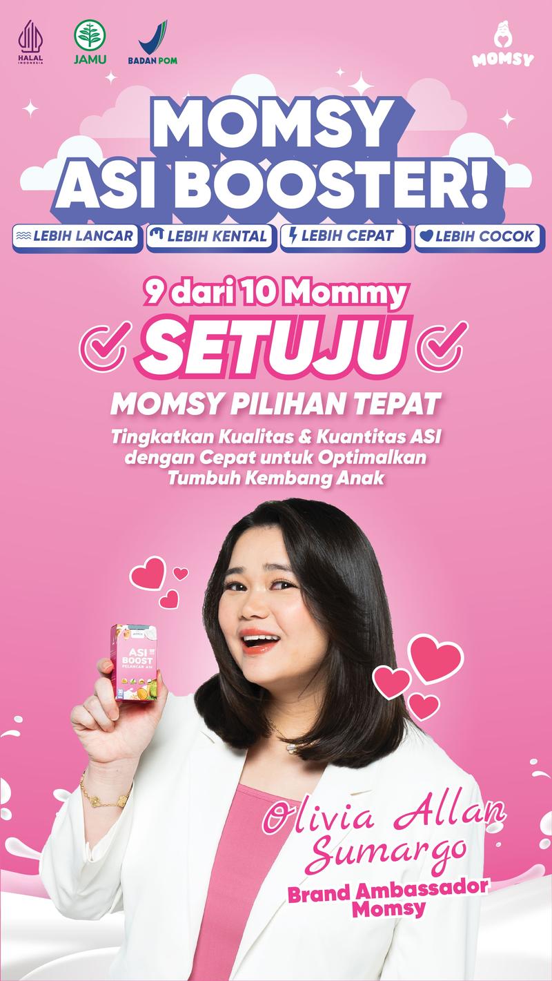 Product Introduction of MOMSY BUY 1 GET 1, ASI Booster 60 Kapsul X ALMOND MIX VANILLA 6 Sachet 0