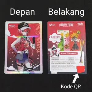 Photocard Kartu Hololive x Pocky Kureiji Ollie Holo  5th Anniversary Live Chromatic Future pocky hololive