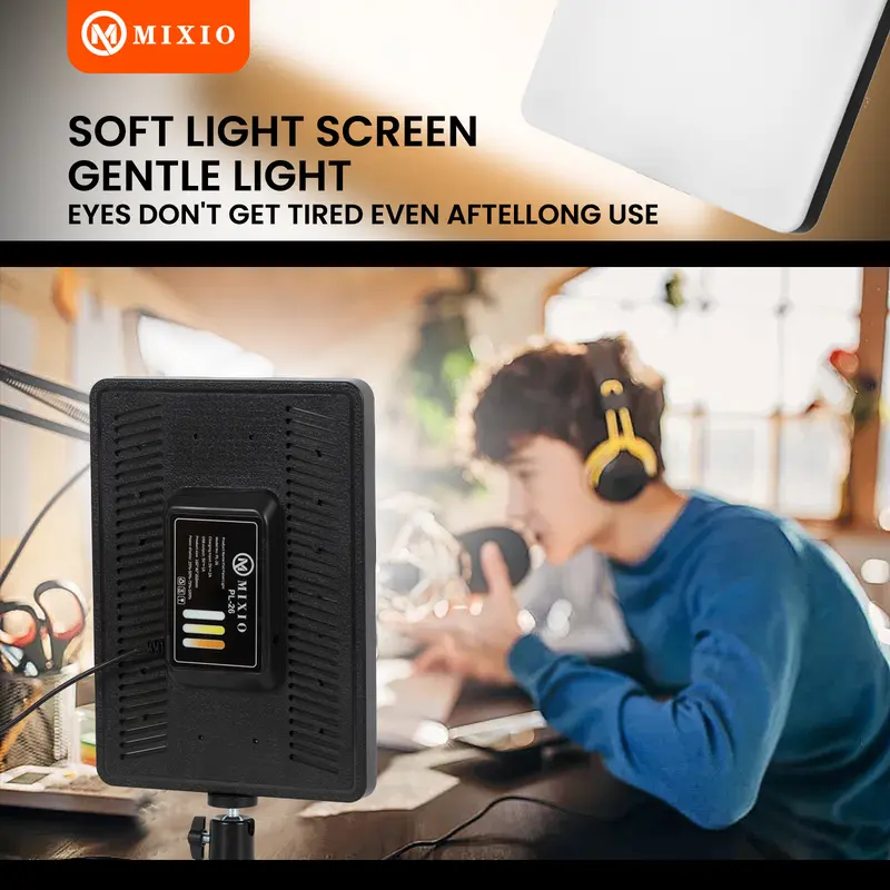 MIXIO 10" 8" 6inc Lampu Foto LED Video Light LIVE STREAMING Ring light PL26 P08 P06 3