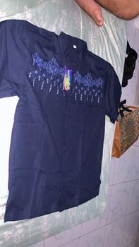 Product Review of BAJU KOKO LENGAN PENDEK PRIA DEWASA motif BORDIR AKAR TERBARUU katun muslim from m**a 0