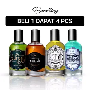 [Spesial] Buy 1 Dapat 4 Parfum LUCIFER MOON RABBIT Spesial Edition Free Ongkir Wangi Tahan Lama