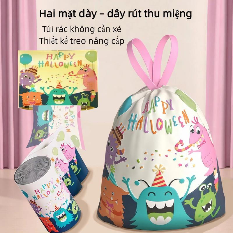 【Loại Treo 160 Tờ: Tiết Kiệm Chi Phí Hơn Cho Gia Đình】Túi Dây Rút HAPPY…