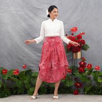 Gambar NONA RARA - Rozegain Encim Merah Putih P0529, Rok kasual batik wanita modern - ALL SIZE dari Nona Rara Batik Kota Administrasi Jakarta Timur 5 Tokopedia