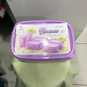 (PAKET MELEDAC MELETUB) SET Pisau Dapur isi 4 Plus gunting & alat pengupas + SET Toples Plastik isi 6