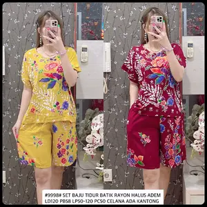 #9998 SET BAJU TIDUR BATIK HP LD120