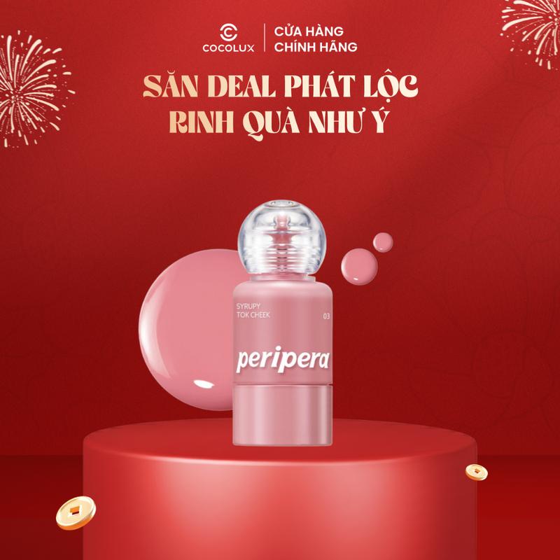  Phấn Má Peripera Syrupy Tok Cheek Dạng Kem Cocolux 