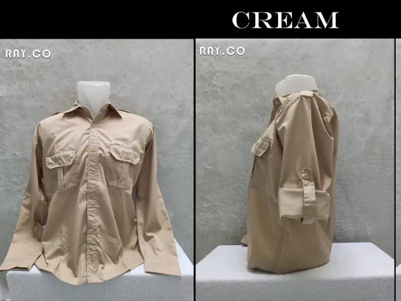 Kemeja PDL / PDH / Baju Lapangan Lengan Panjang Plus Bordir 4 dan  5 Posisi Design Bebas Suka-suka 4