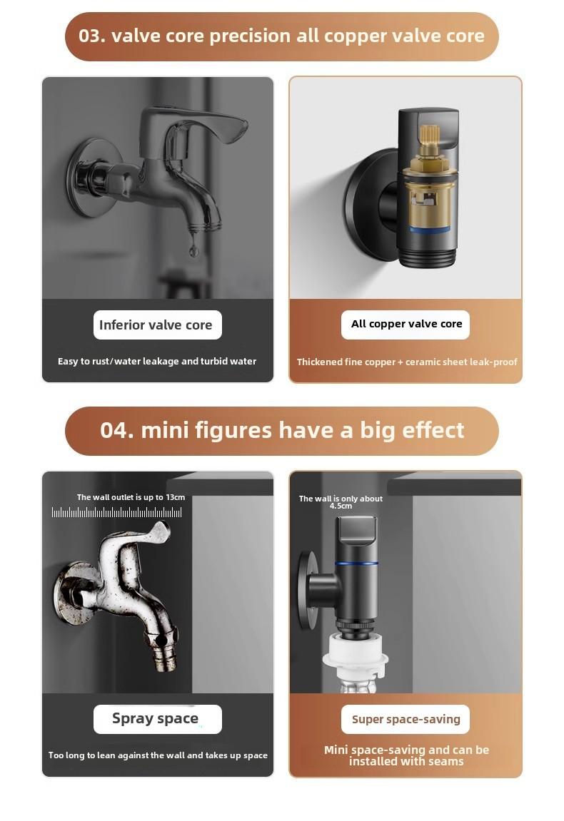 Product Introduction of Toilet flushing spray gun, household bathroom, toilet booster nozzle, high-pressure cleaning water gun (without bracket) 8