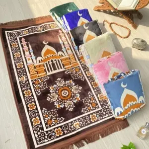 SAJADAH RAWIS MOTIF  MASJID NEW TURKEY TEBAL UKURAN STANDAR 110X70