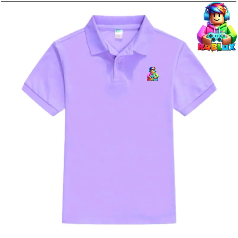 POLO ROBLOX UNGU MUDA