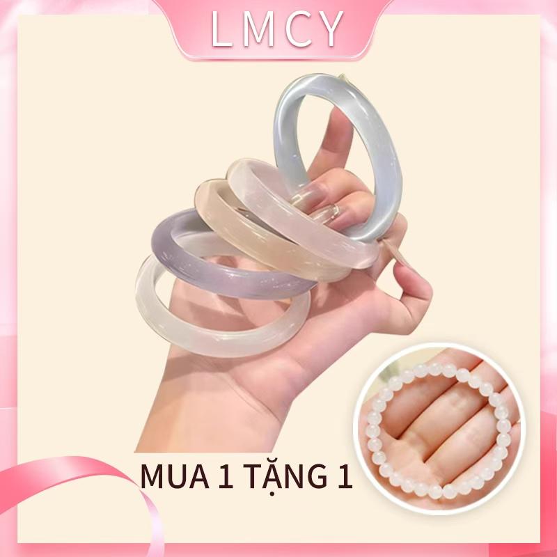 vòng mã não mắt mèoVòng tay đá mắt mèo tự nhiên dành cho nữ phủ ánh trăng trắng băng giá chalcedony xanh băng phong cách cổ điển Trung Quốc mã 20281 sản phẩm đẹp hoàn hảo không một chút lỗi nhỏ cẩm thạch chủng