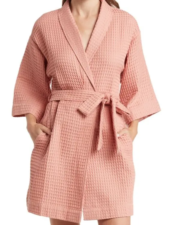 Bathrobe Waffle Luxury Hotel Kimono Baju Tidur Pria Wanita Size Jumbo Polos Dress Piyama Lingerie