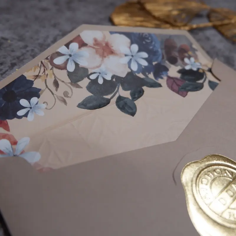 [1 PCS] Undangan VIP Hard Cover Warna Coksu Cream Papan Tebal Cantik Elegan Murah Bekasi Hijjaz 19 4