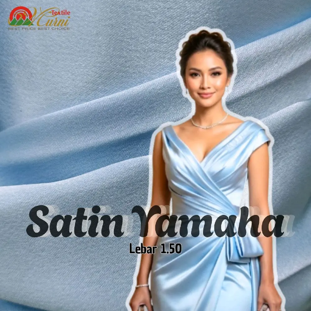 Murni Textile - Kain Satin Yamaha / Kain Satin Bridesmaid / Kain Yamaha Silk / Kain Gamis / Kain Dress