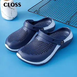 Sandal Bakiak Sol Lembut untuk Pria dan Wanita Sepatu Musim Panas Alas Kaki Anak Laki-laki Nyaman Kuku Pinggul Flipflop Geser Sandal Gadis Putih Kamar Tidur Dansa