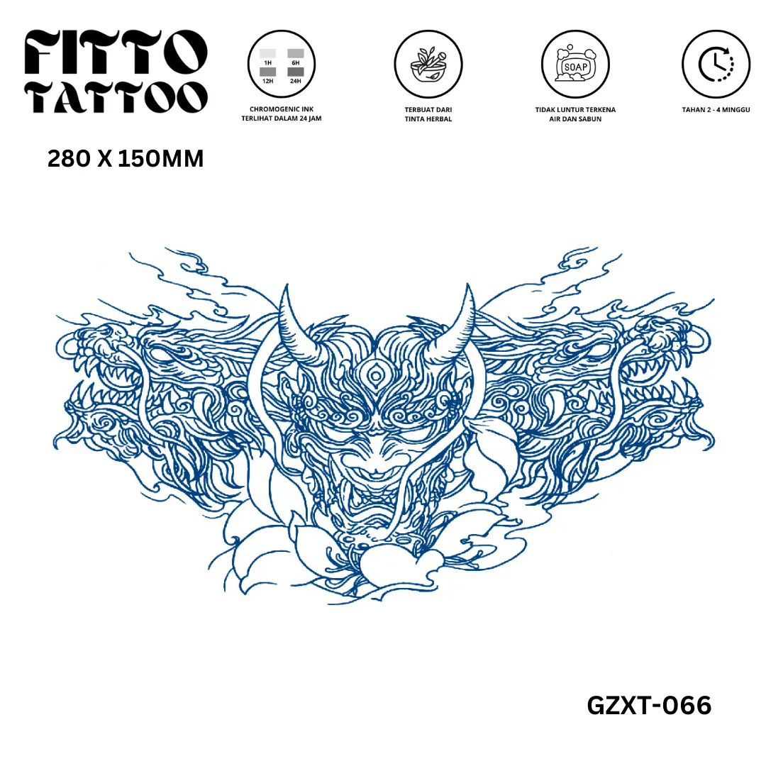 tato temporer premium tattoo fruit ink semi permanen tatto dada punggung fittotatto tatoo Temporary