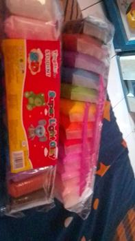 Product Review of Clay Lilin Mainan Anak 12 Pcs Free Pisau Bahan Polymers Lembut Plastik Toys Buah from h**s 0