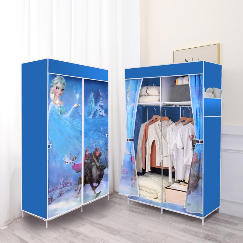 Tủ Vải Đựng Quần Áo 2 Buồng 6 Ngăn A0213