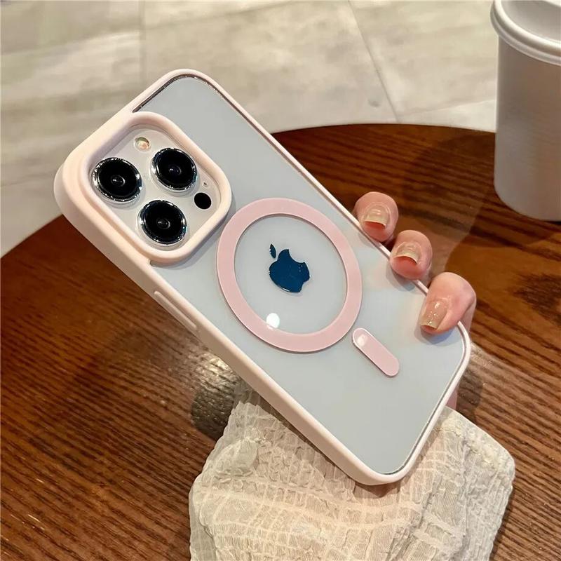 Product Introduction of Luxury Magnetic Wireless Charge For Magsafe Case for iPhone 15 14 Plus 13 12 11 Pro Max Shockproof Soft Transparent Bumper Cover 14
