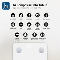 Gambar Joil Timbangan Badan Digital Electronic Body Fat Scale 4 Sensor Presisi Data Akses via Aplikasi Smartphone - J9 - Putih dari Joil Kota Tangerang Selatan 5 Tokopedia