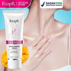 RtopR 【BPOM】Leher Firming Peremajaan Krim Anti-Kerut Firming Krim Leher Perawatan Neck Firming Rejuvenation Cream40g