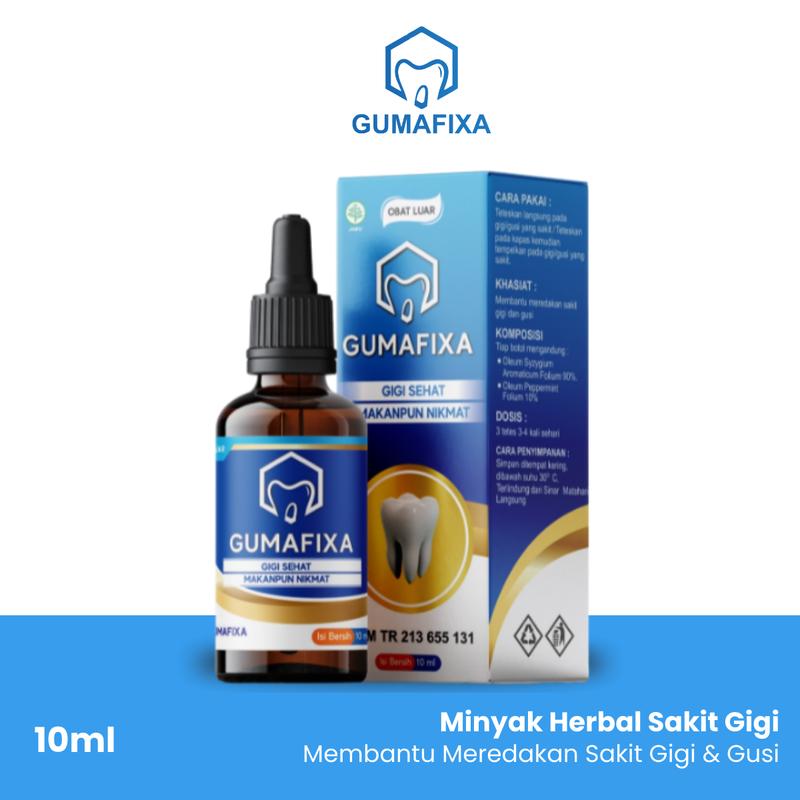 Gumafixa Atasi Sakit Gigi Berlubang & Gusi Bengkak - Cegah Bau Mulut Tanpa Efek Samping Ber-BPOM dan HALAL 3
